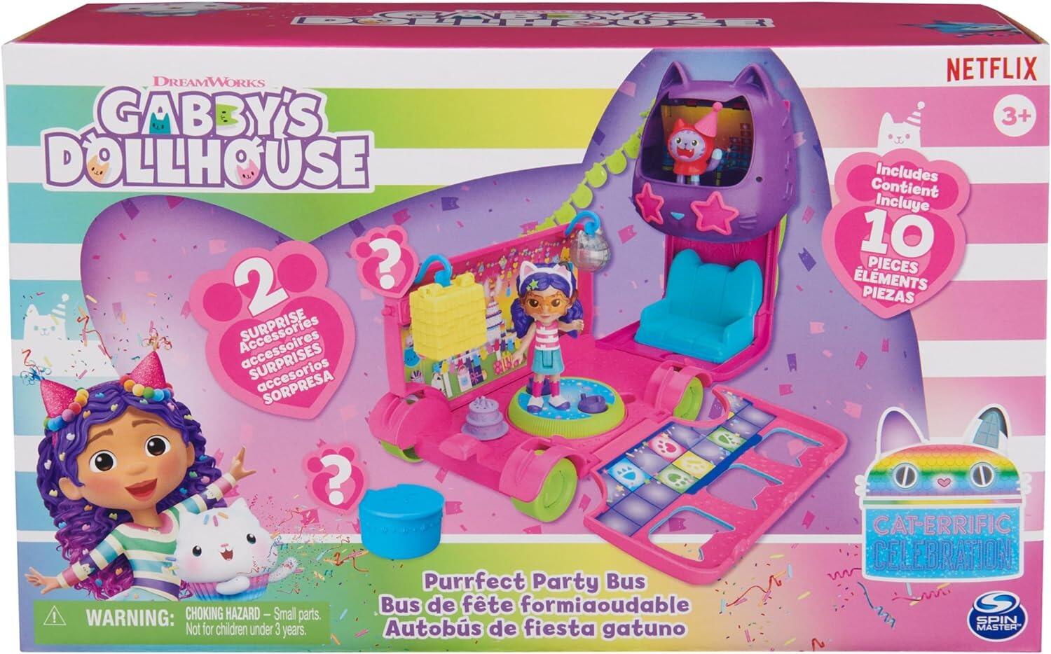 Buy Gabbys Dollhouse Sprinkle Party Bus Gabbys Dollhouse Toys Uk