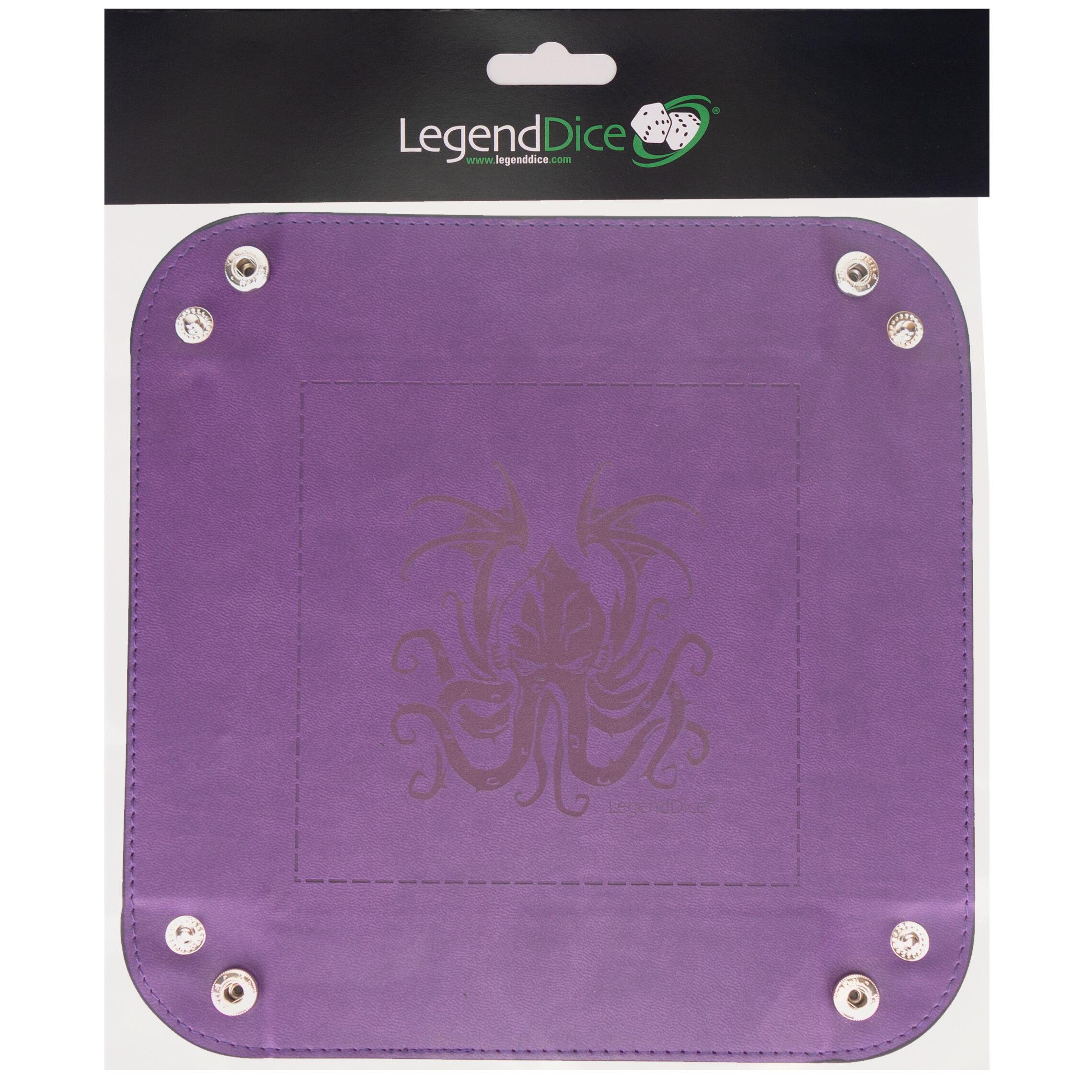 Picture of stock item LG-DT-LG-SQ-003-TE - Picture Dice Tray - Purple Cthulhu, Tent RRP: P2