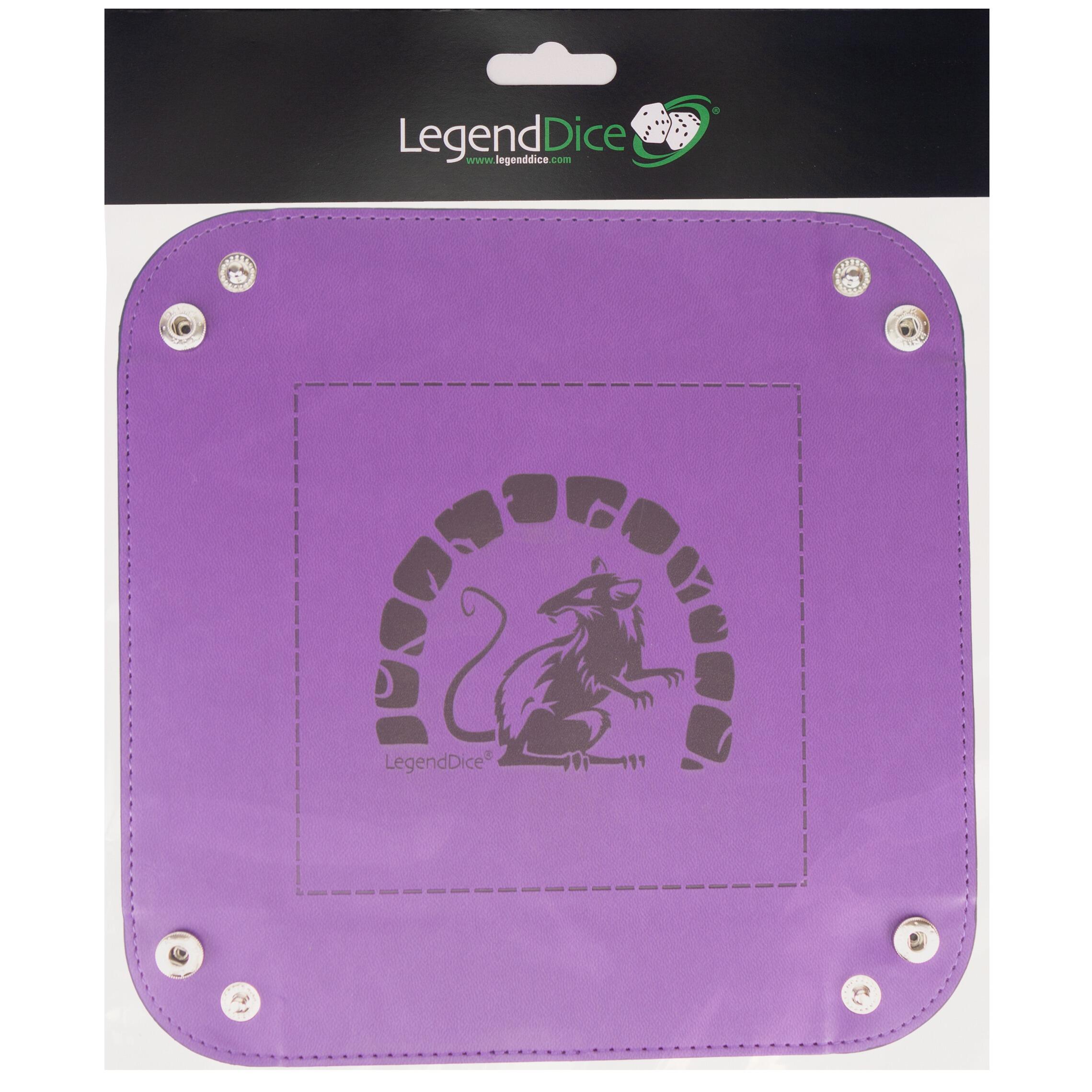Picture of stock item LG-DT-LG-SQ-016-TE - Picture Dice Tray - Purple Rat, Tent RRP: P2