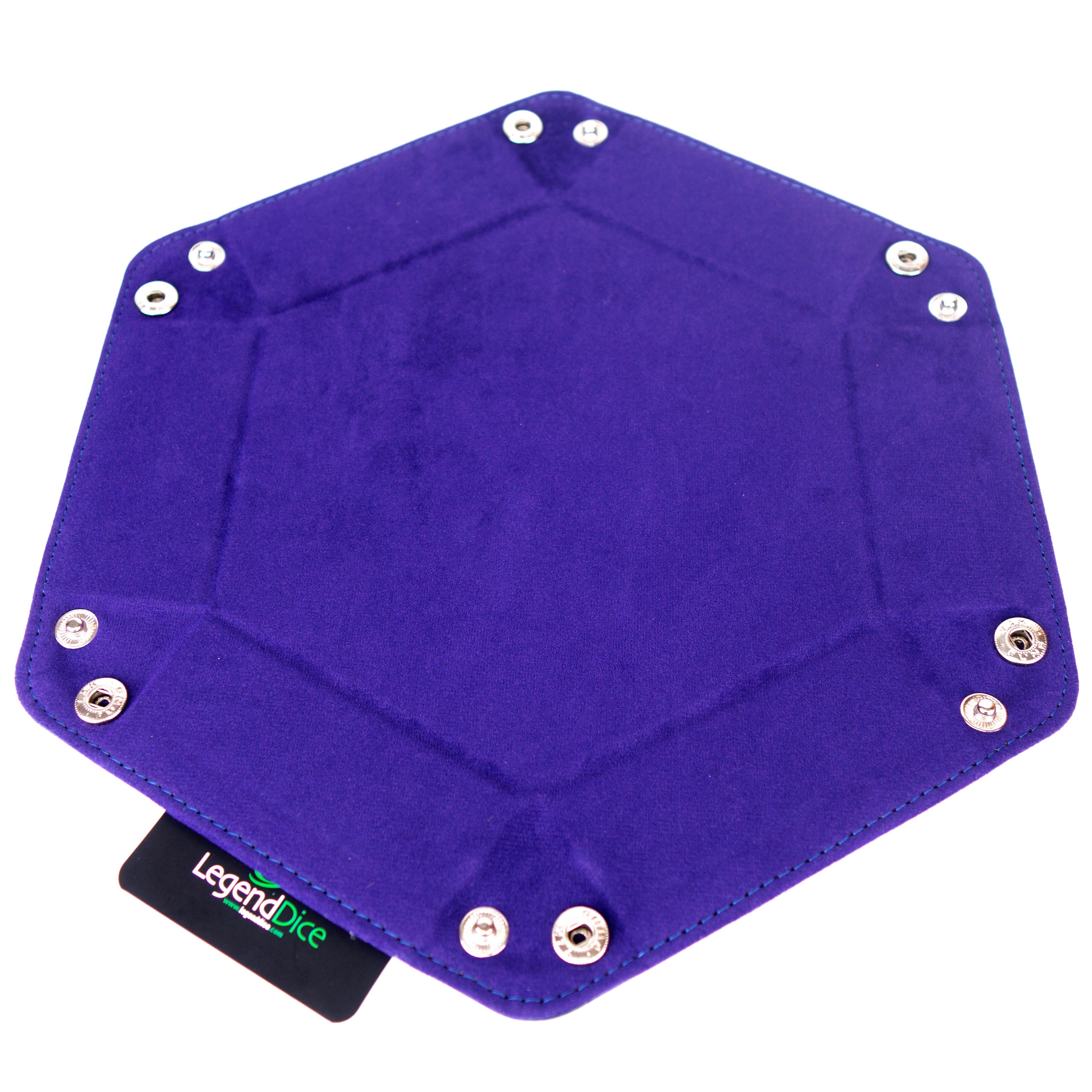 Picture of stock item LD-DT-HX-FE-004 - Dice Tray - Hex - Purple RRP: P2