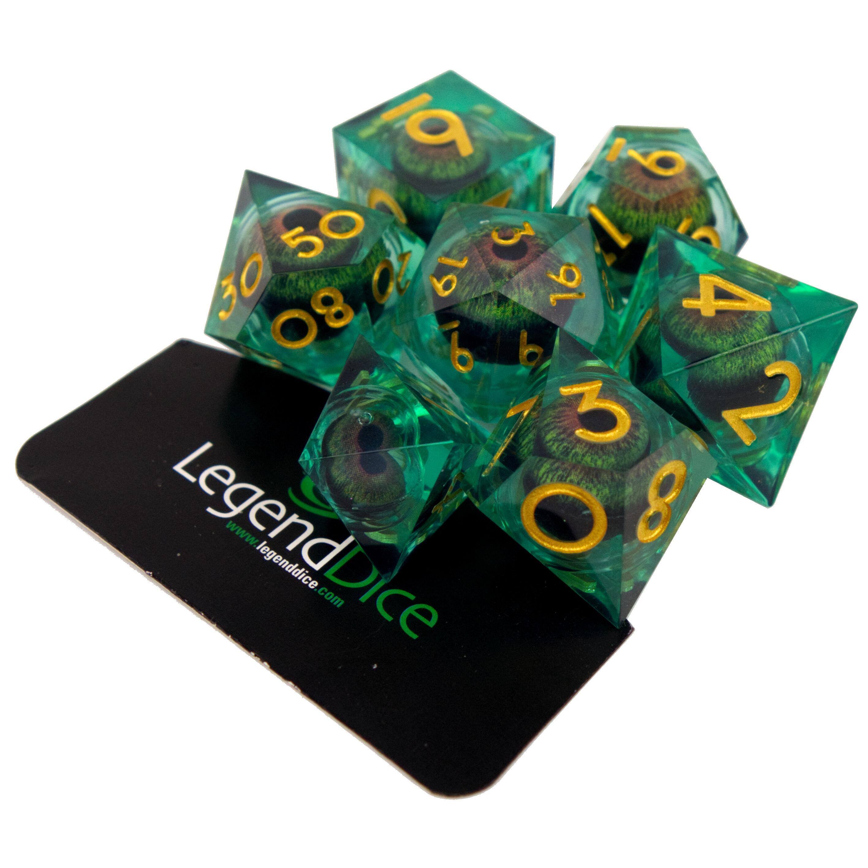 Mystery Display - Random Liquid Core Poly Dice Sets - x5