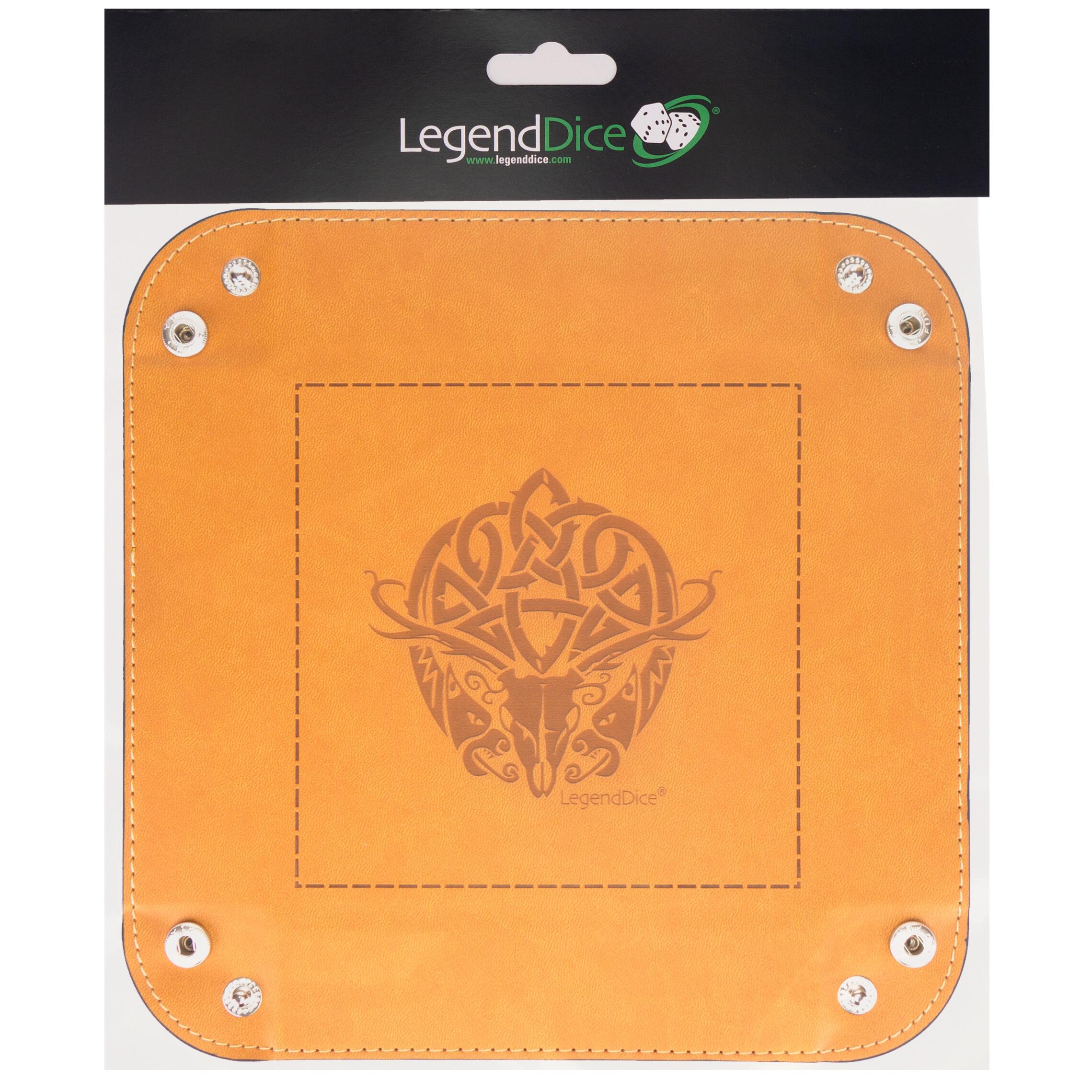 Picture of stock item LG-DT-LG-SQ-005-TE - Picture Dice Tray - Brown Stag, Tent RRP: P2