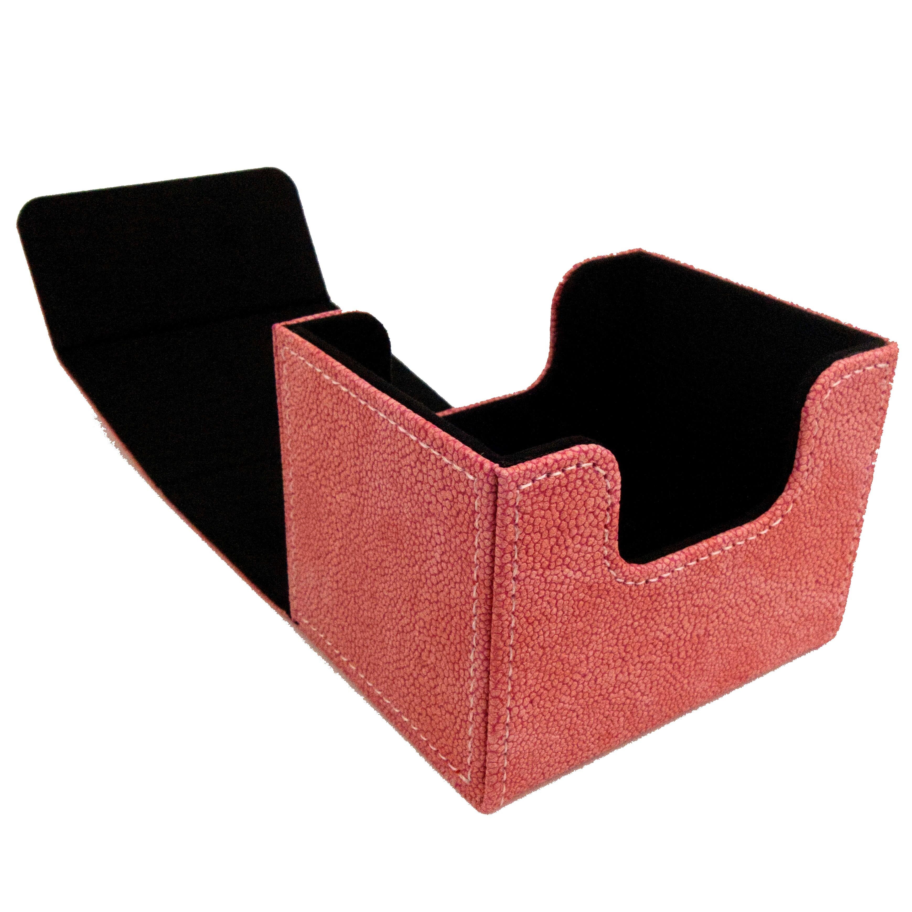 Scale Card Box Deck Box - Standard Size Cards Side load 100 Card - Scale Pink