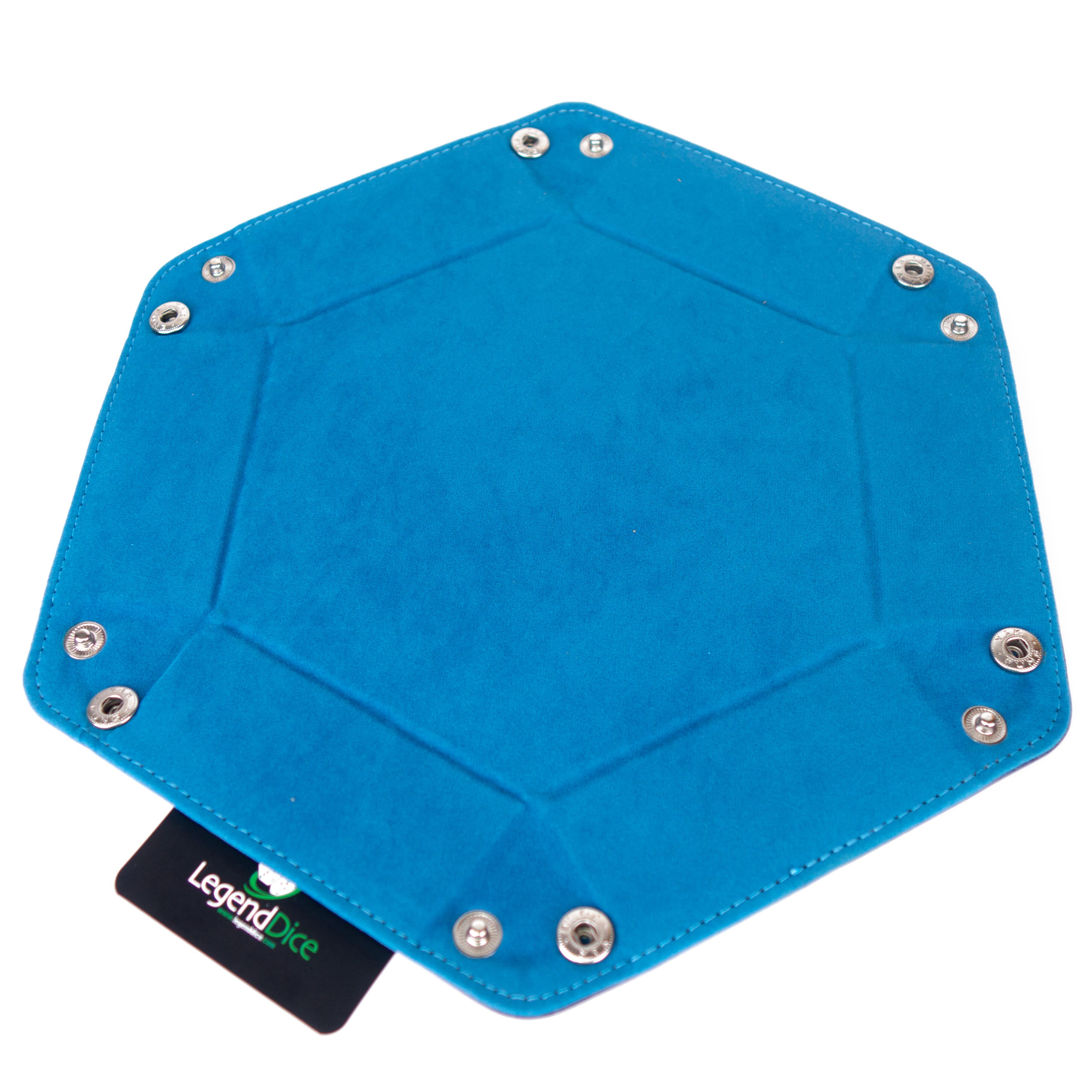 Picture of stock item LD-DT-HX-FE-002 - Dice Tray - Hex - Light Blue RRP: P2
