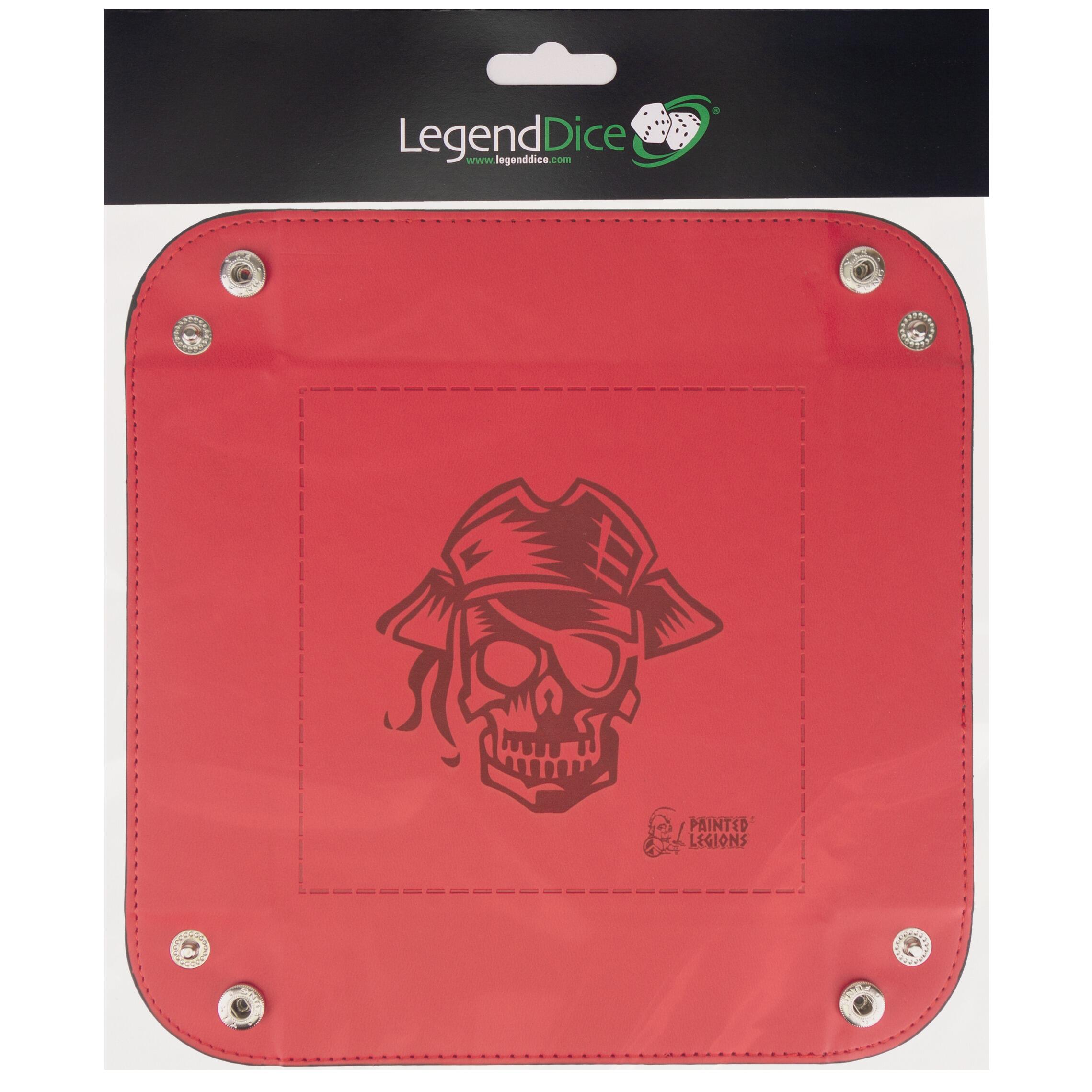 Picture of stock item PL-PE-TR-S1-001-TE - Perudo Tray - Set 1 - Pirate (Red) RRP: P2