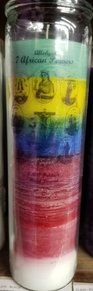 7 Color Fixed 7-Day Jar Candle
