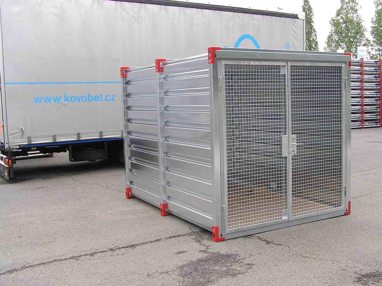 Container mesh wire doors