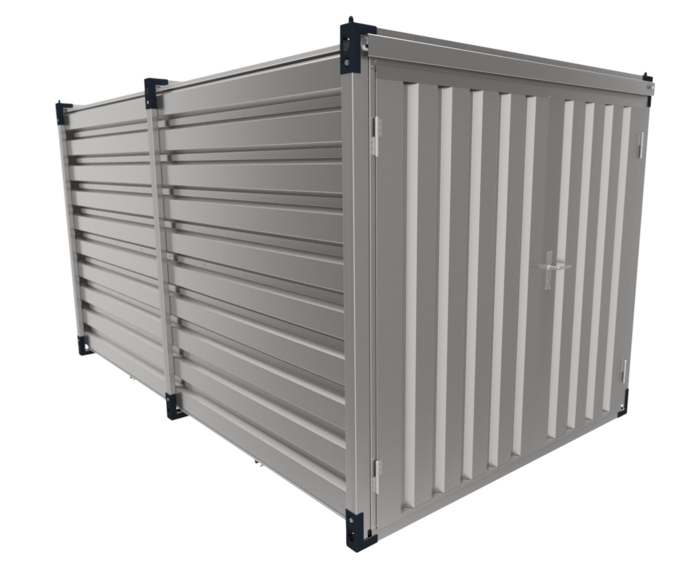 Galvanised Steel Flat Pack Containers