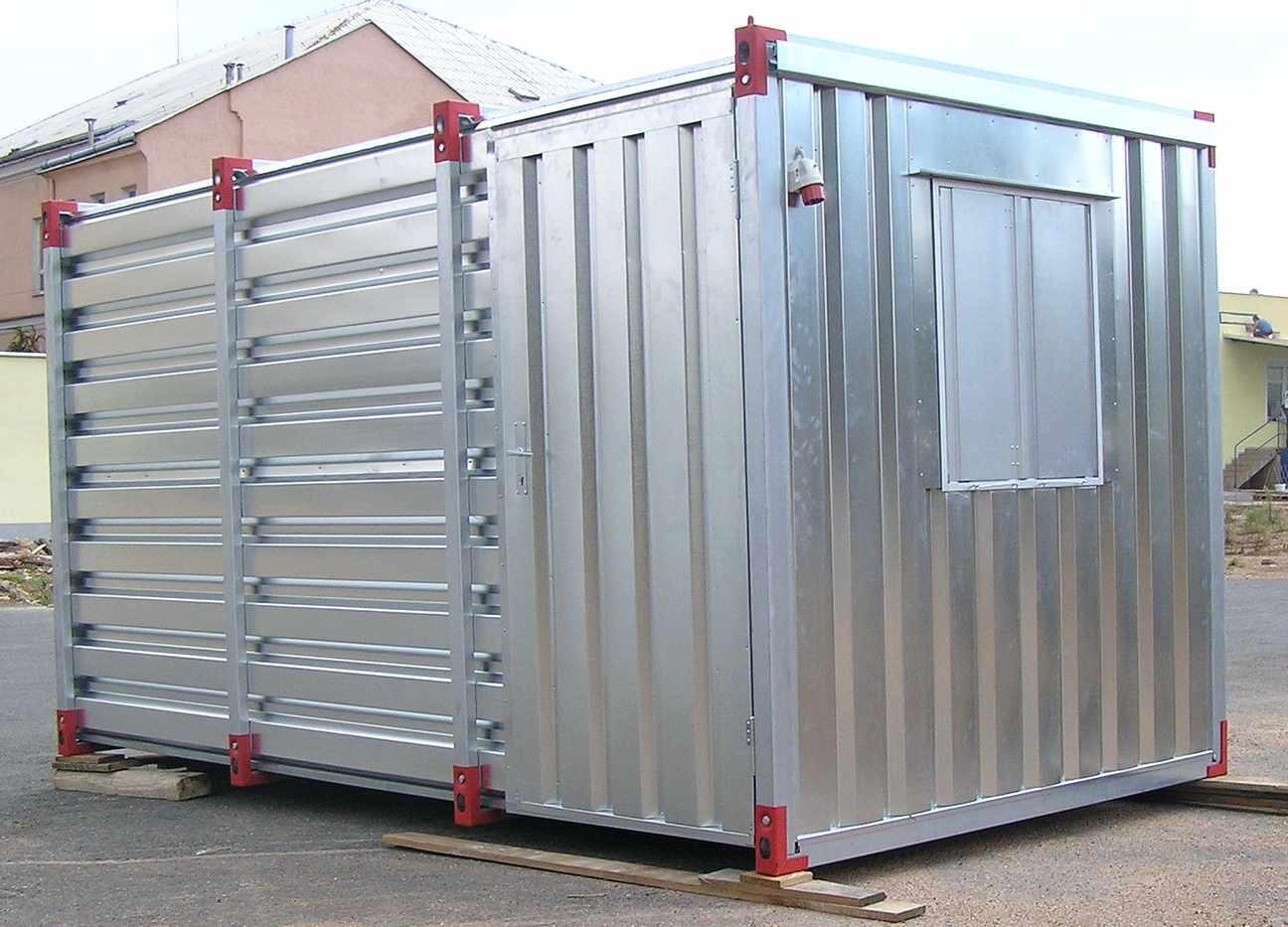4m storage container with window