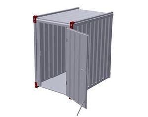 2200 x 1375mm Storage Container with Steel Floor & Single Door on Side