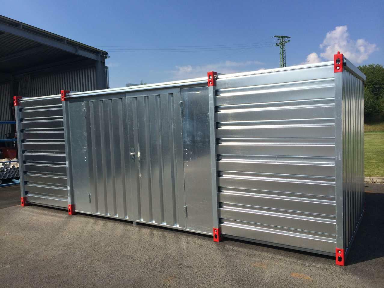 6m Container with side doors