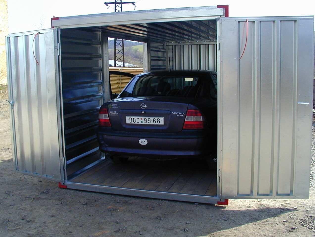 Secure car storage container