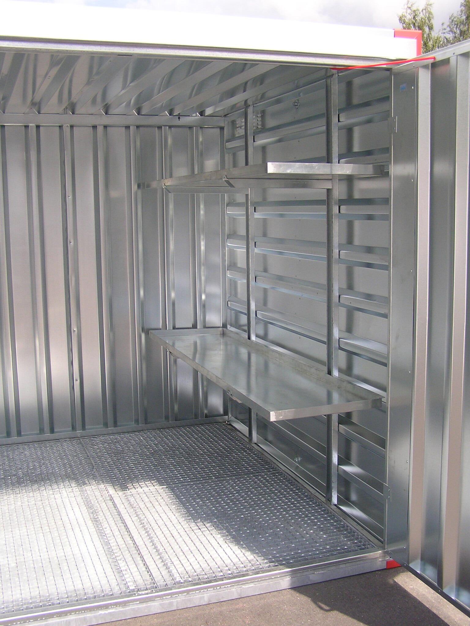 Container shelving