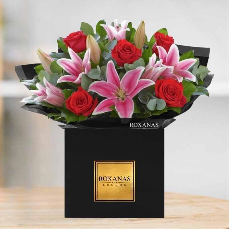 Affection Flower Box Roxanas Flower Delivery