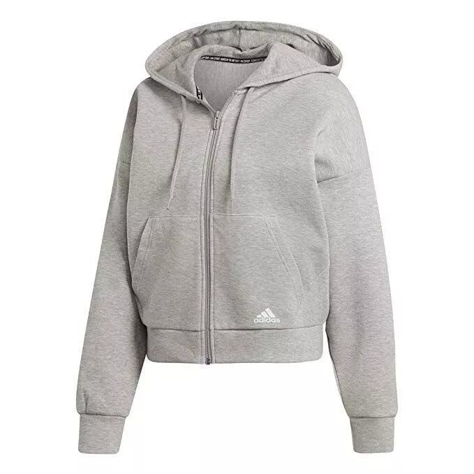 Adidas 3 Stripes Grey Hoody