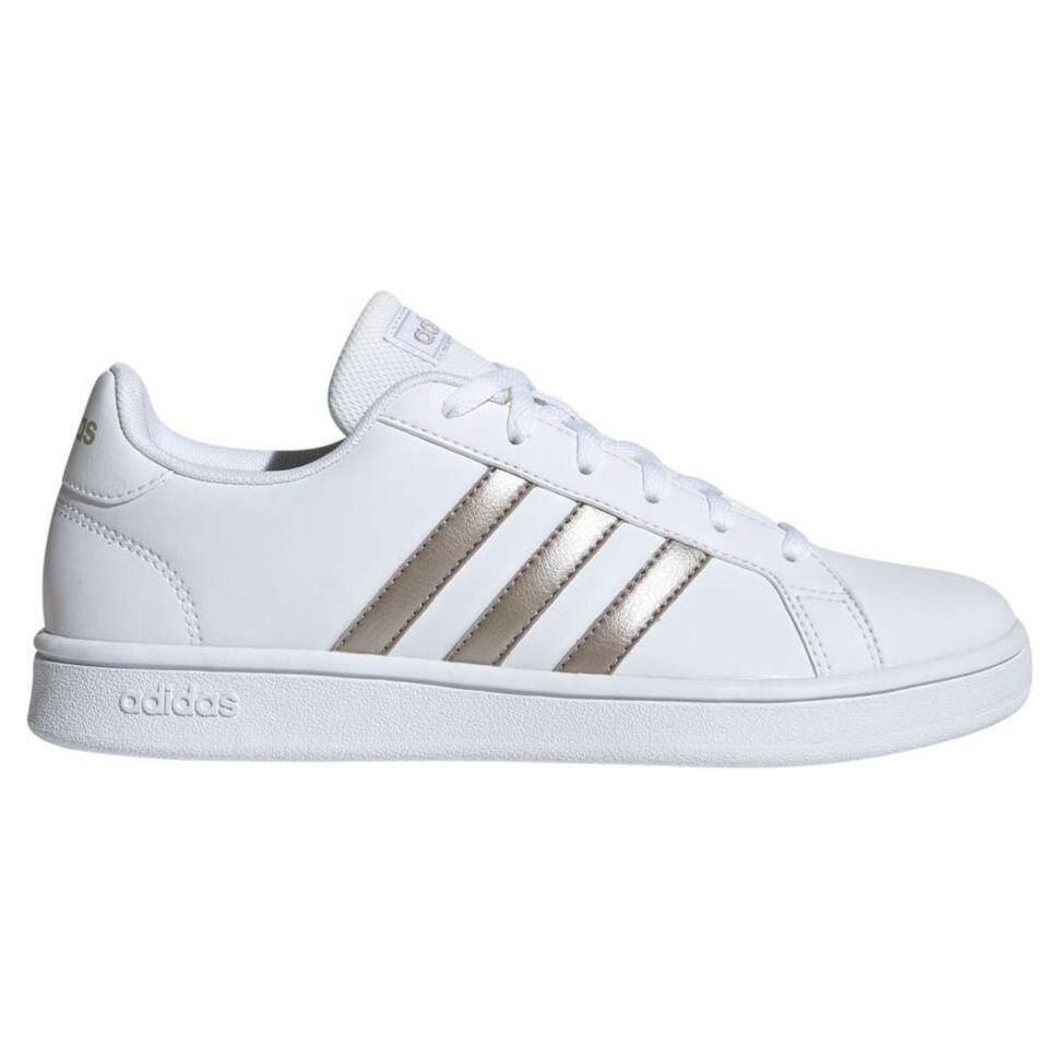 Adidas Grand Court Base White Trainers
