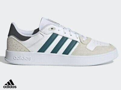 multi-coloured adidas trainer side view