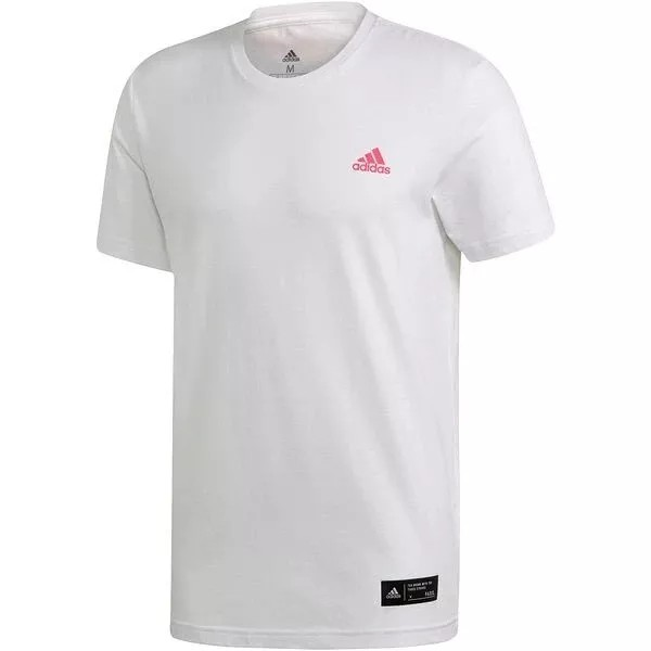 Adidas White Bos Paris T-shirt