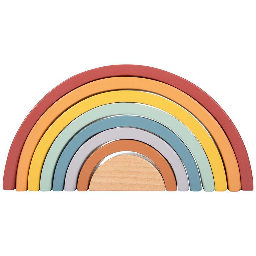 Rainbow blocks stacked rainbow style