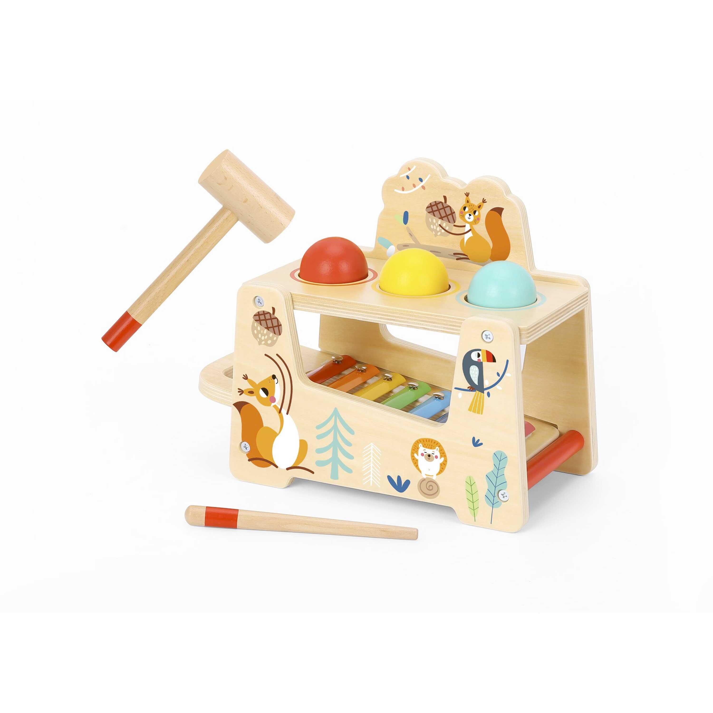 Tooky Toy Wooden Pound & Tap Bench