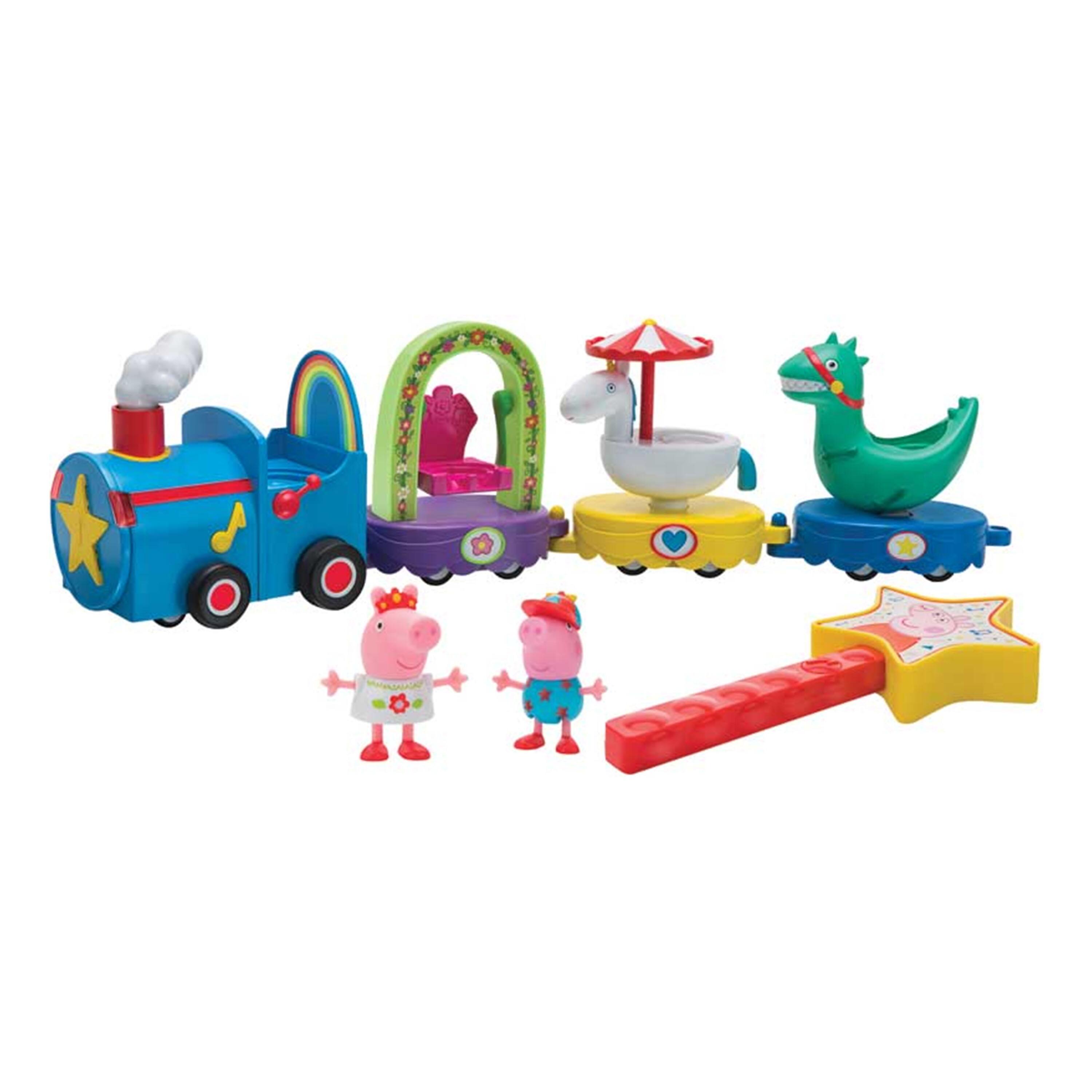 Peppa pig train construction set online