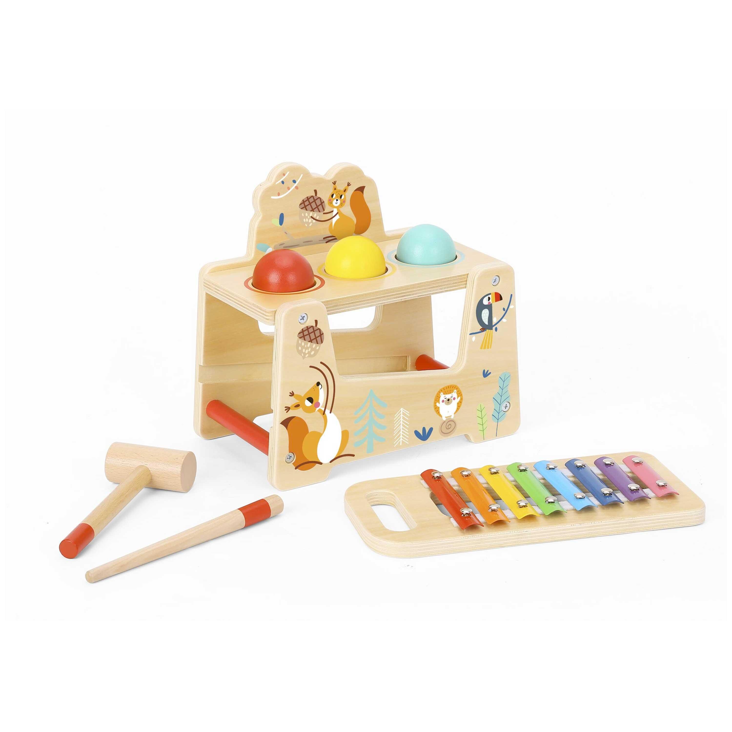 Tooky Toy Wooden Pound & Tap Bench