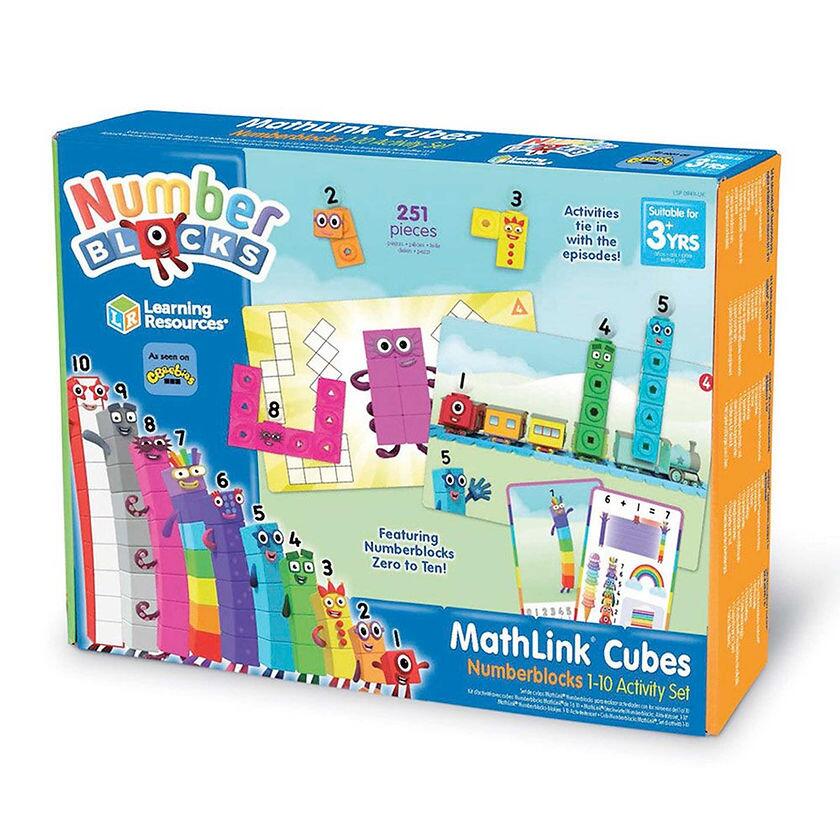 Mathlink Cubes Numberblocks 1-10 Activity Set Boxed
