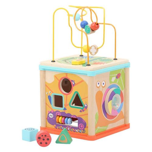 Activity Cube Wildlife Shape Sorter
