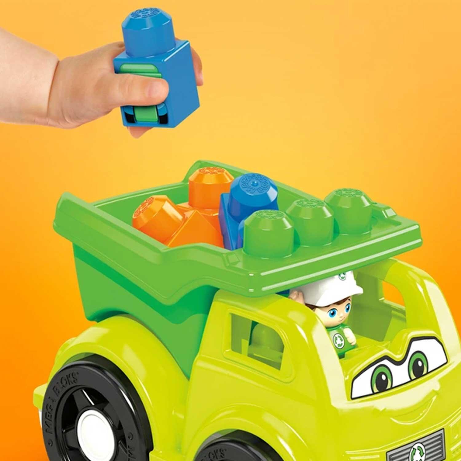 Load Up The Recycling For Mega Bloks Lil Vehicles Classic - Recycling Truck