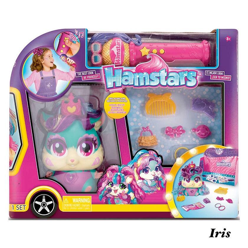 Hamstars Popstar World Tour Bus With Real Microphone Assorted