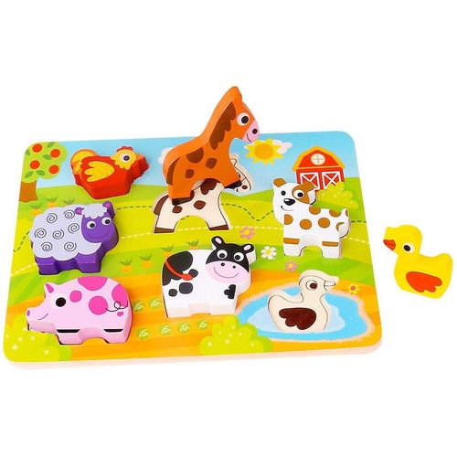 Tooky Toy Wooden Farm Puzzle