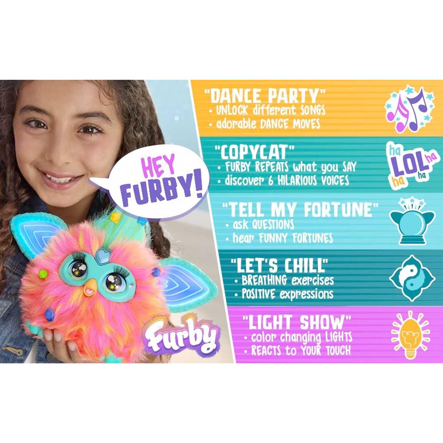 Hasbro Furby Coral Interactive Plush Toy Incredibly Interactive Toy Friend