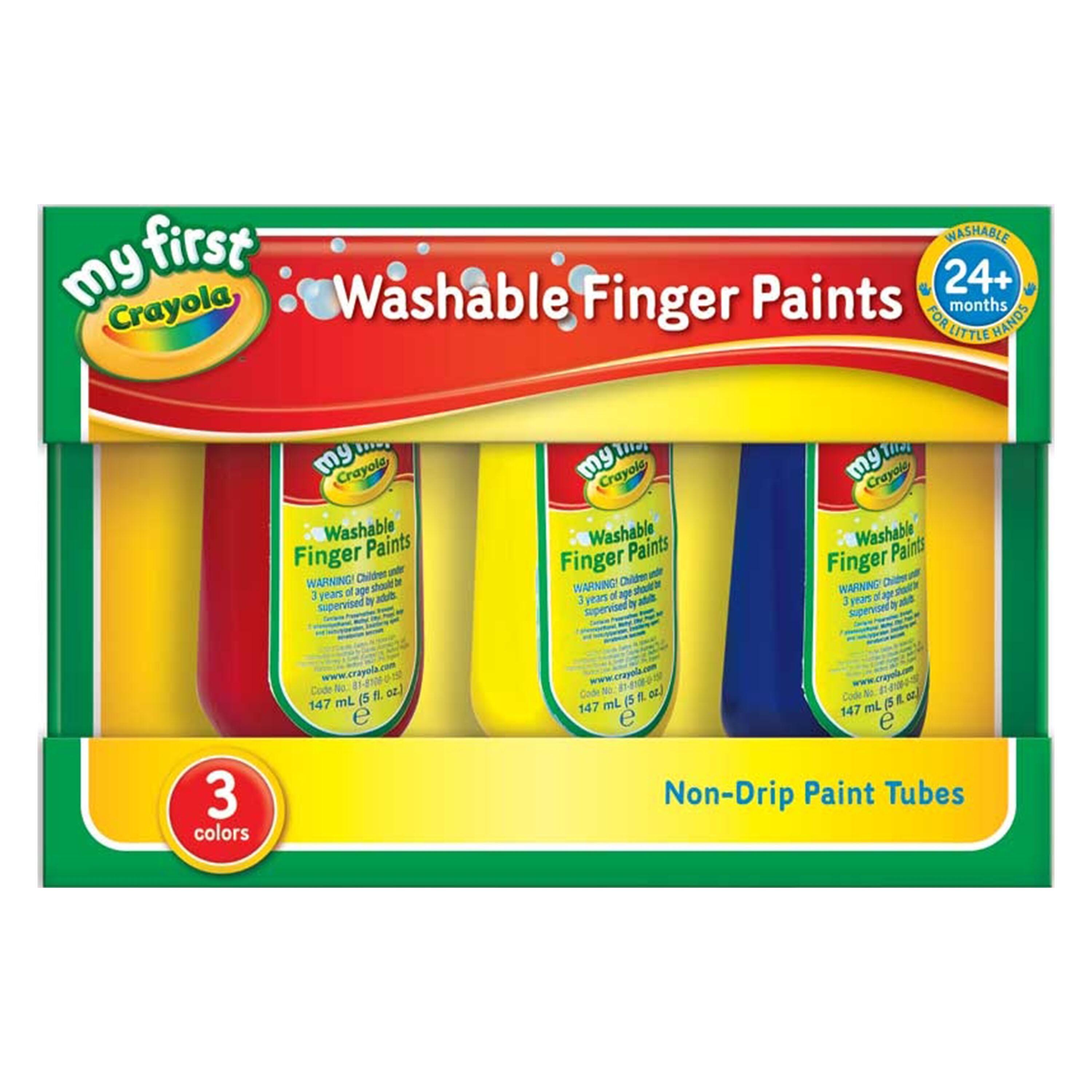 Crayola 3 Washable Finger Paints