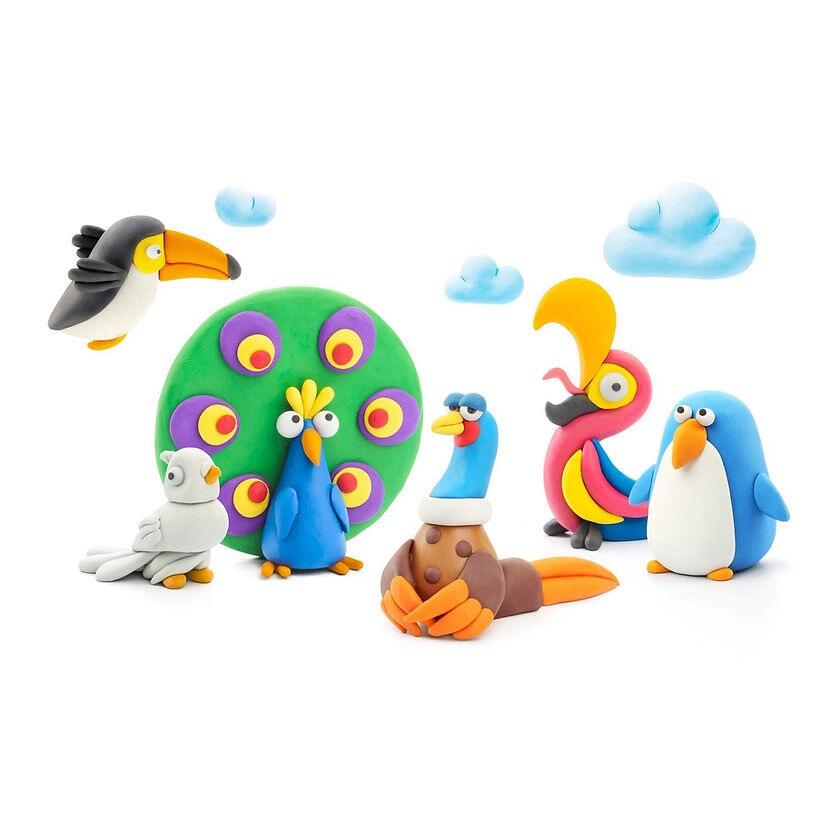 Hey Clay Birds Set