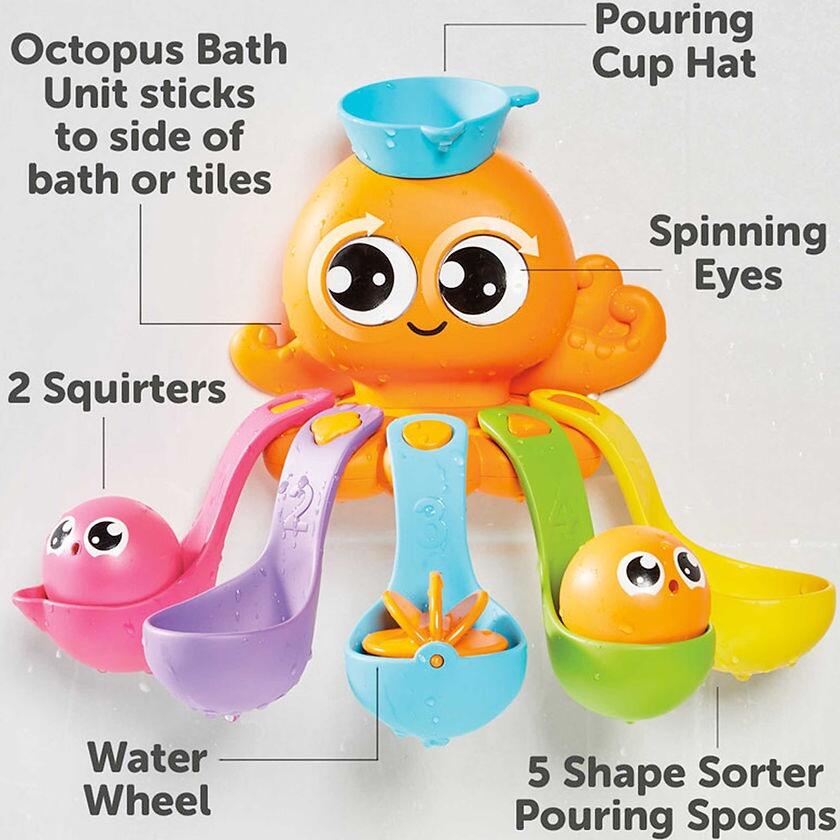 Toomies 7 In 1 Bath Activity Octopus