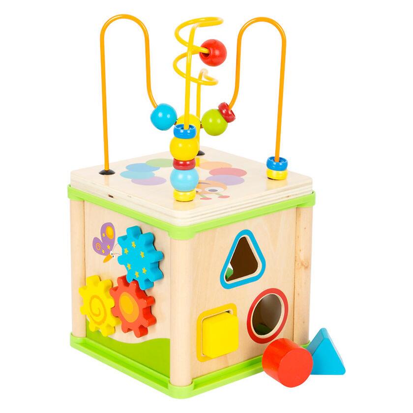 Spin the brightly coloured cog wheels