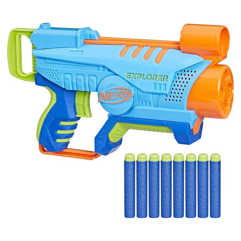 Includes 8 Nerf Elite Foam Darts