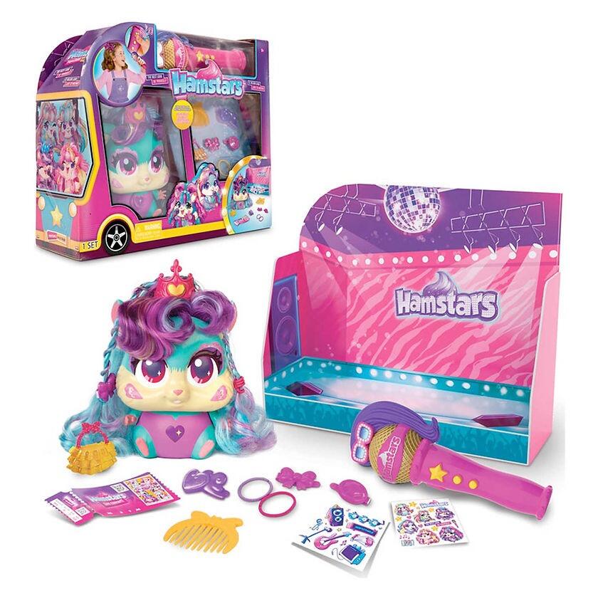 Hamstars Popstar World Tour Bus With Real Microphone Assorted