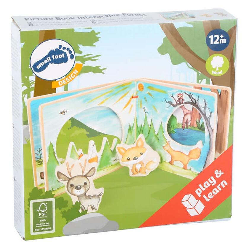 Interactive Wooden Picture Book, Forest