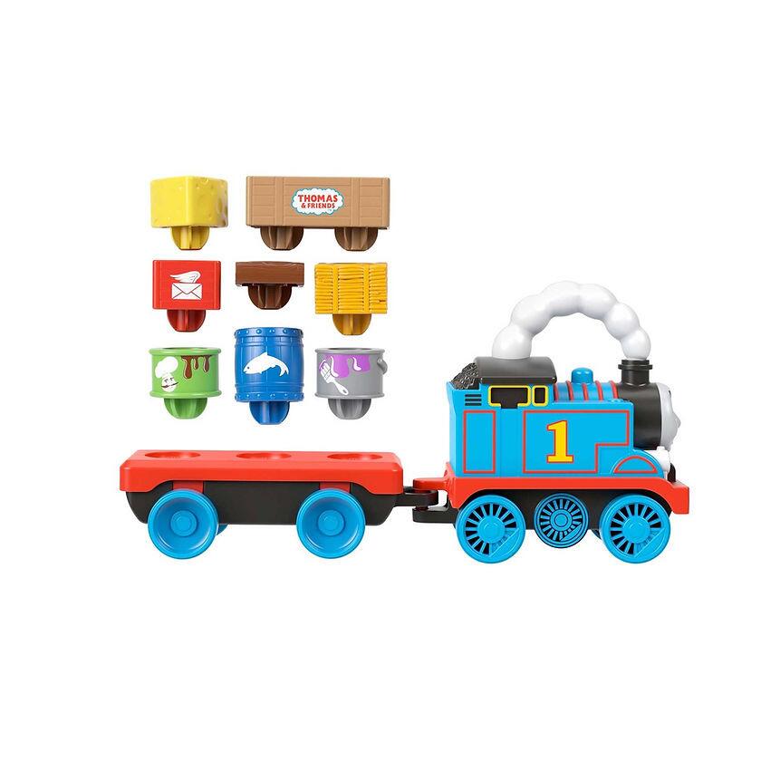 8 cargo pieces for mini conductors to stack up any way they want.