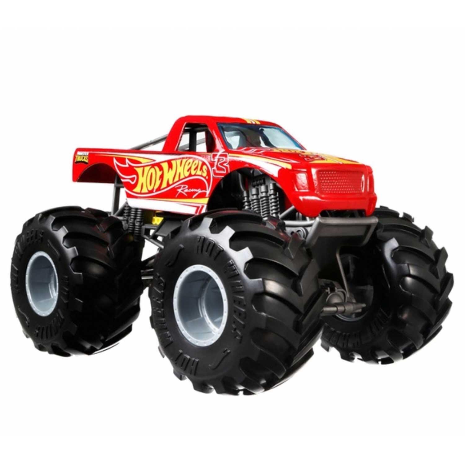 Hot Wheels Monster Trucks Oversized 1 24 Racing Incy Wincy Toys
