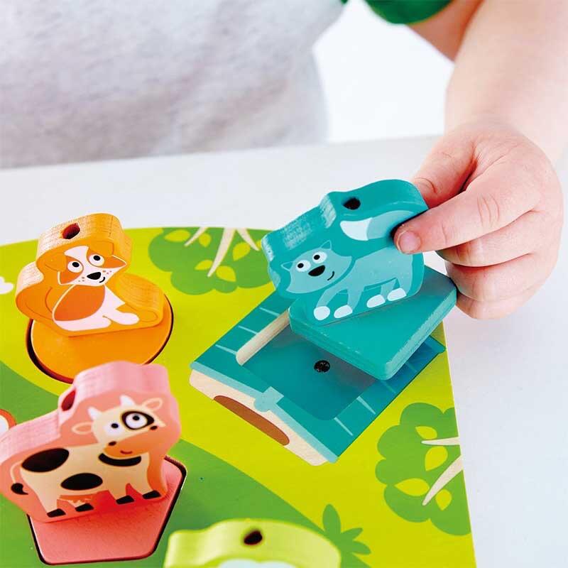 Hape Farmyard Sounds Puzzle