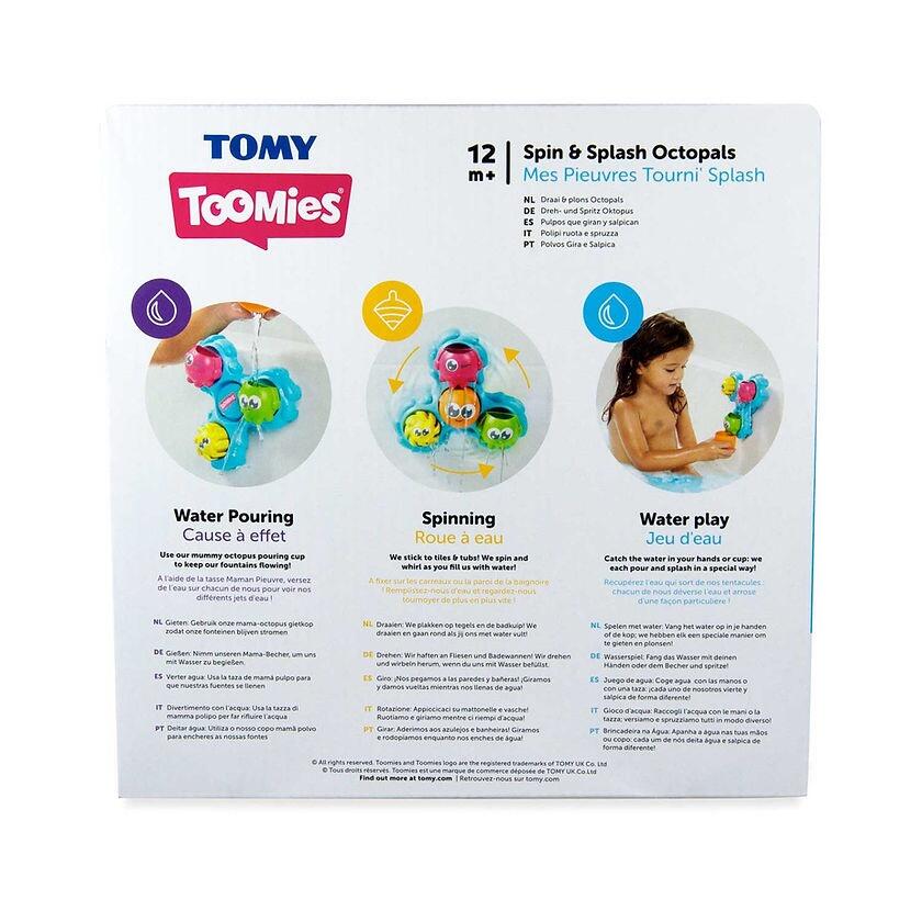 Tomy Toomies Spin & Splash Octopals Bathtime Playset
