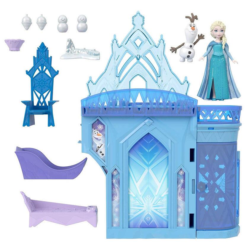Mattel Disney Frozen Toys, Elsa Ice Palace Storytime Stackers, Castle Doll  House Playset with Small Doll & 8 Accessories