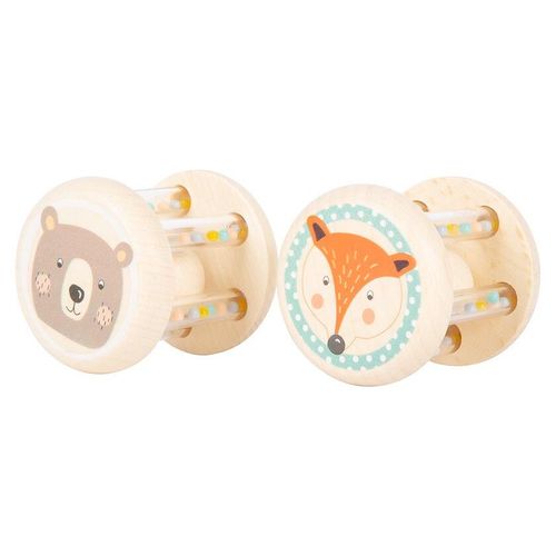 Baby Rattles Animals Pastel (2 Pack)