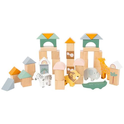 Safari Wooden Building Blocks