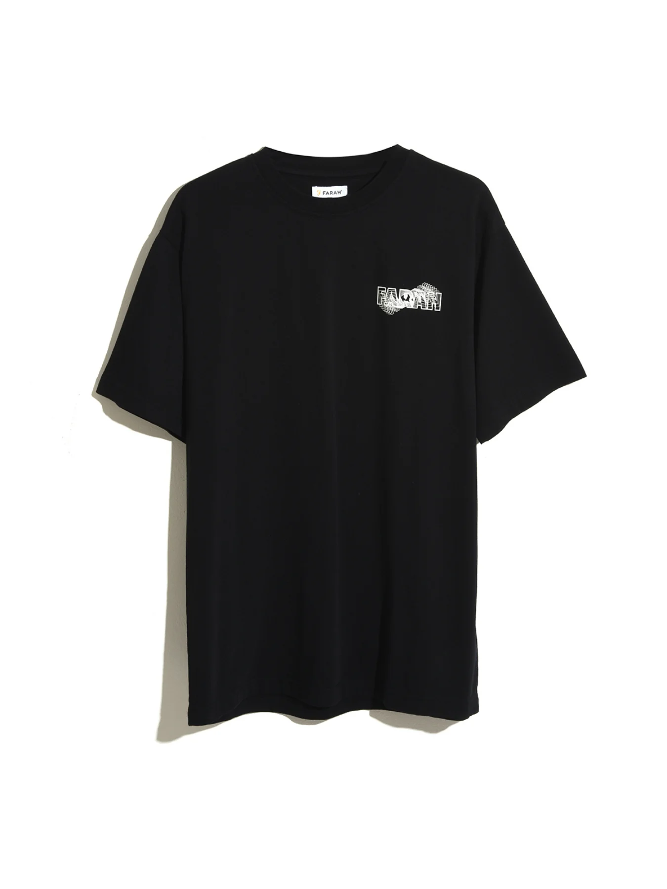 FARAH - Moore Graphic Print T-Shirt In Black