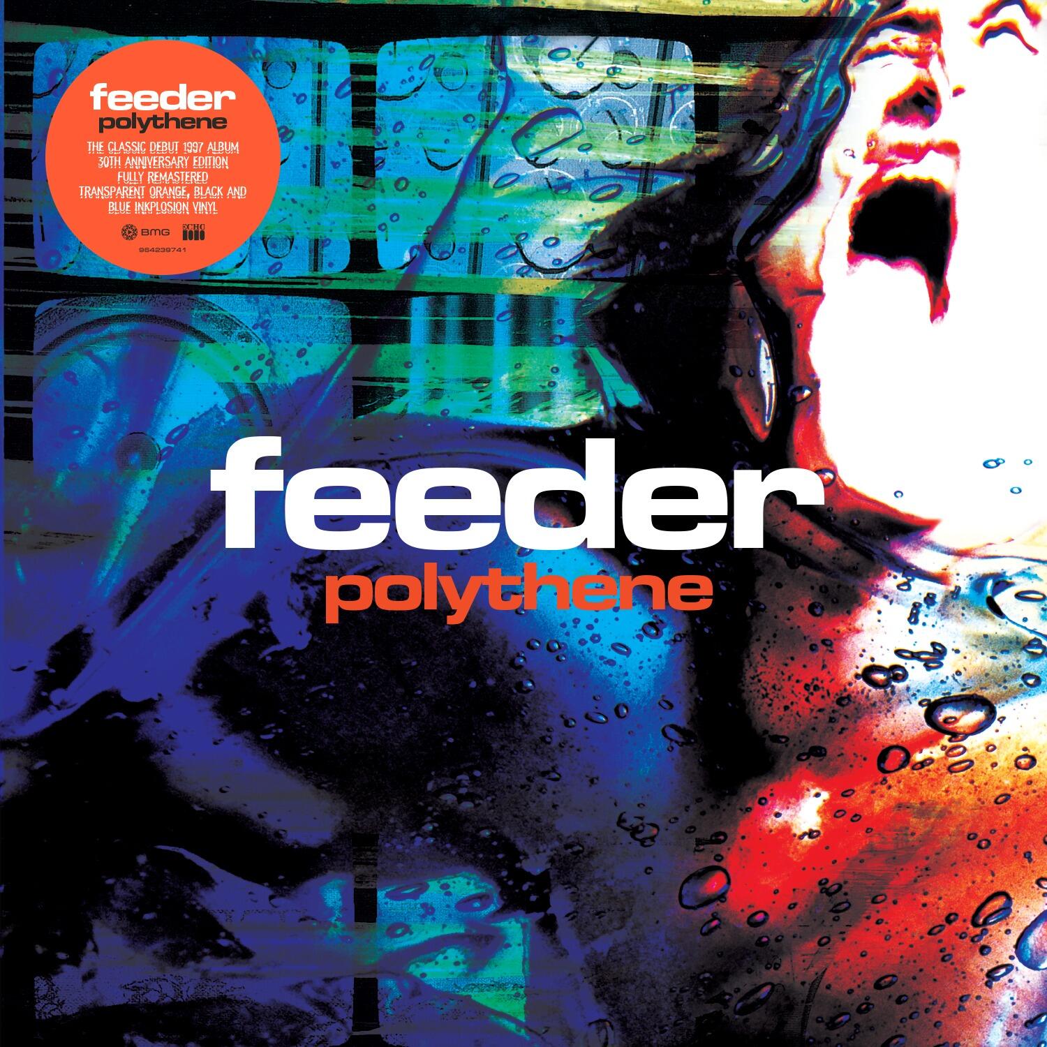 FEEDER Polythene LP レコード Feeder: Polythene (30th Anniversary Edition) - Transparent Orange