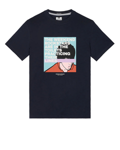 WEEKEND OFFENDER - San Francisco Graphic T-Shirt Navy