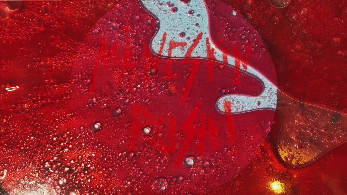 MANESKIN Rush! Vinyl Record - Red & Black Marbled Vinyl - Red Goo Filled Cover